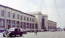 voorgevel station, jaren 1960